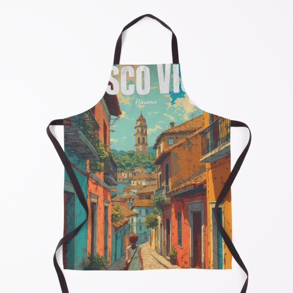 Item preview, Anime Girl Contemplating the Beauty of Casco Viejo in Soft Pastels designed and sold by JacksoonLester.