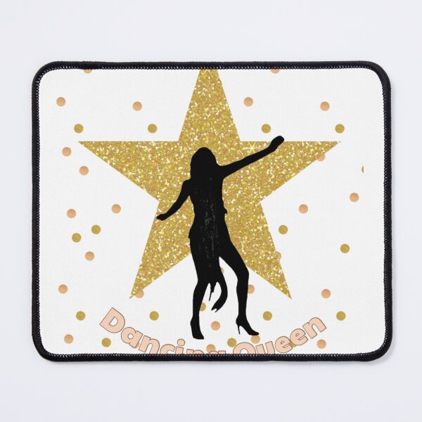 Item preview, Dancing Queen Gold Star Digital Collage designed and sold by Licorice Moon.