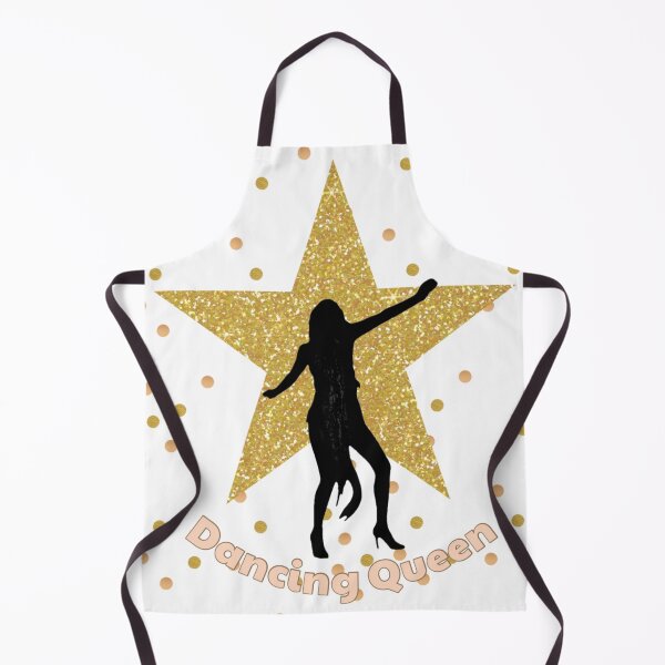 Item preview, Dancing Queen Gold Star Digital Collage designed and sold by Licorice Moon.