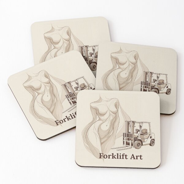 Item preview, Forklift Art – Industrial Elegance designed and sold by RetroNibylander.