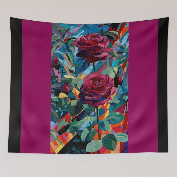 Item preview, Burgundy Iceberg rose  – Botanical Elegance in Crimson Bloom#3 designed and sold by Helios Be. Lavsh.