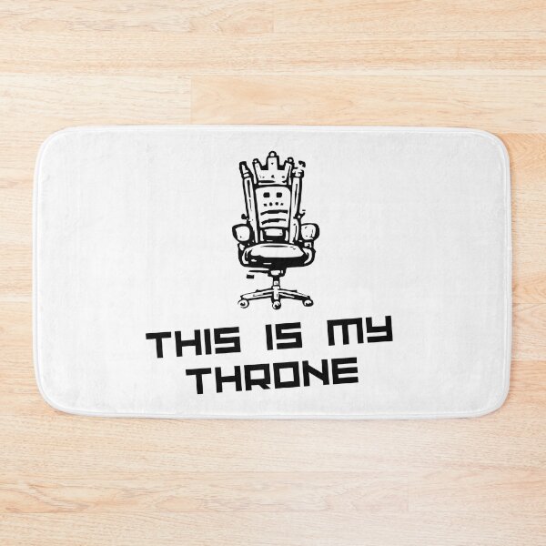 Item preview, Gaming Chair Throne – This Is My Throne designed and sold by PigmalionArt.
