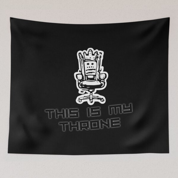 Item preview, Gaming Chair Throne – This Is My Throne designed and sold by PigmalionArt.