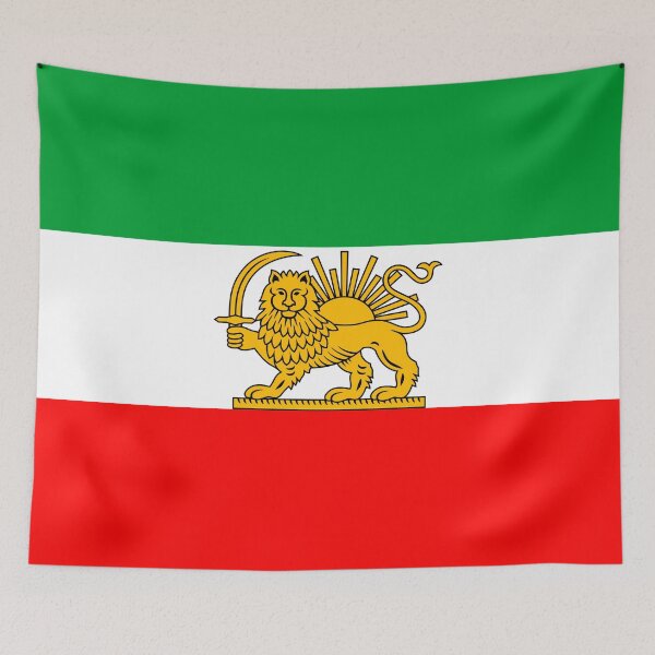 Item preview, Iranian Lion and Sun flag designed and sold by Oliveirallan.