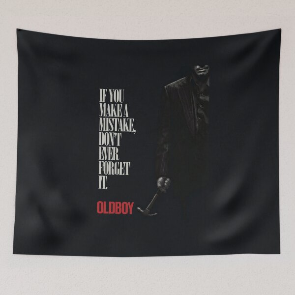 Item preview, Oldboy Film Hammer Quote Poster designed and sold by Enea Kelo.