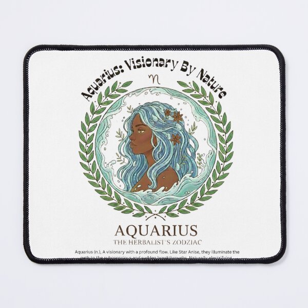 Item preview, Aquarius Herbal Zodziac designed and sold by soulwisdommovement.