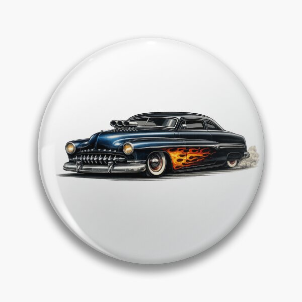 Item preview, Custom Car with Flames designed and sold by AlexandreSM.