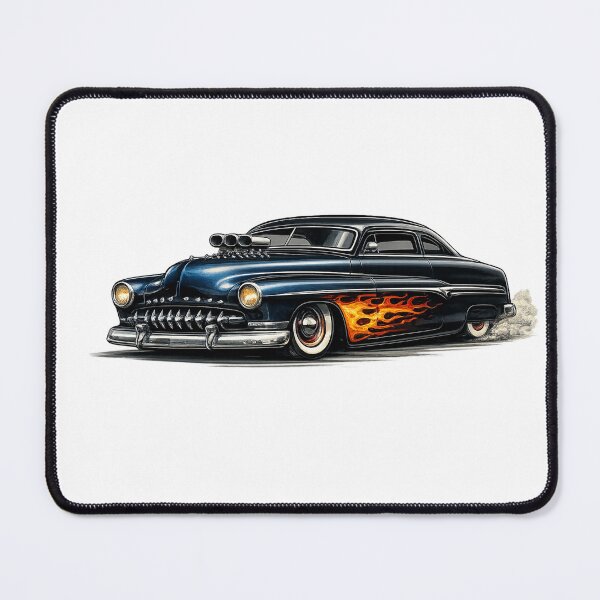 Item preview, Custom Car with Flames designed and sold by AlexandreSM.