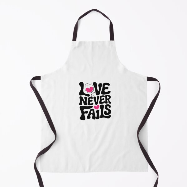 Item preview, Love Never Fails – Wine Lovers Valentine Design designed and sold by GoxyVision.
