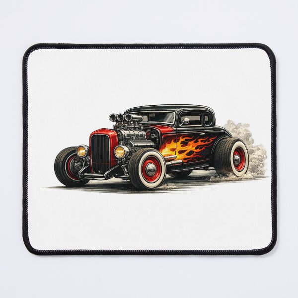 Item preview, Hot Road with flames and smoke designed and sold by AlexandreSM.