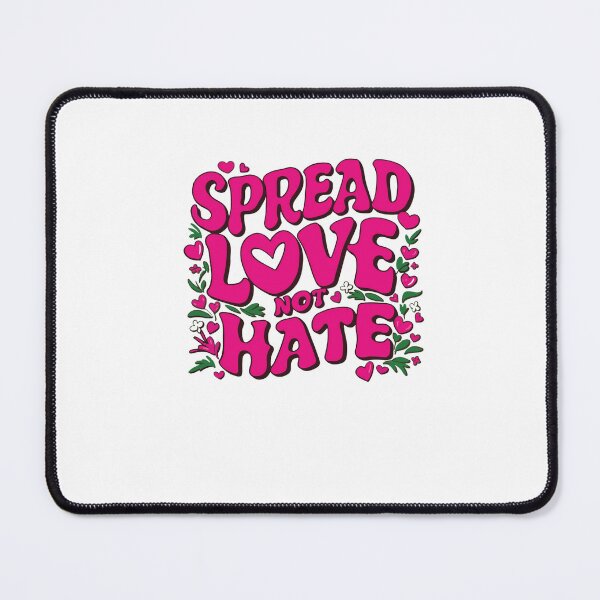 Item preview, Spread Love Not Hate – Positive Quote Sticker & Apparel Design designed and sold by GoxyVision.