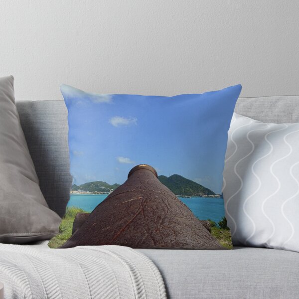 Item preview, Cannon Protecting Fort Amsterdam Saint Martin Vertical designed and sold by LisaWootenPhoto.