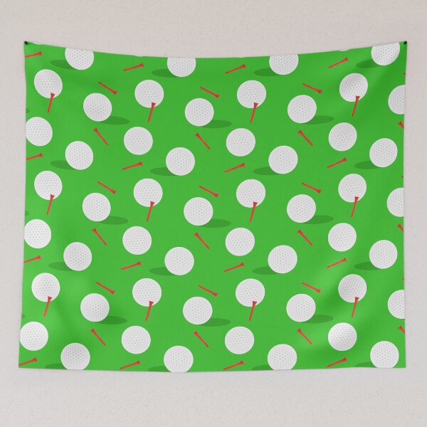Item preview, Golf Balls and Tees Golfing Pattern designed and sold by CreativeBridge.