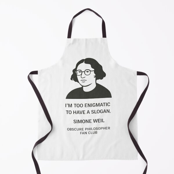 Item preview, Simone Weill | Obscure Philosopher Fan Club designed and sold by Grand Illusions.