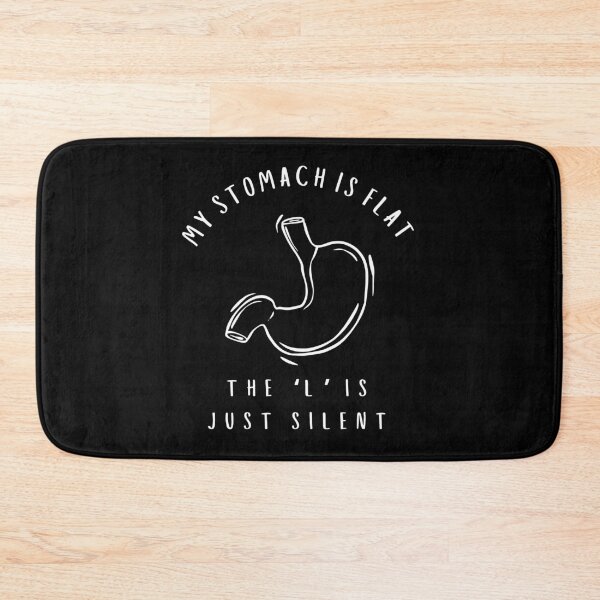 Item preview, My Stomach is Flat The L is Just Silent Funny Saying Quote designed and sold by faridman.
