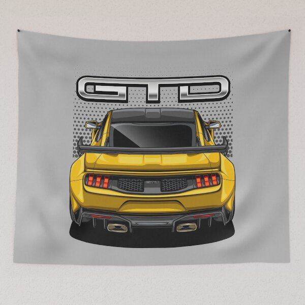 Artikelvorschau, GTD Mustang (Yellow Splash Metallic) für das Modelljahr 2025 entworfen und verkauft von JioojiProject.
