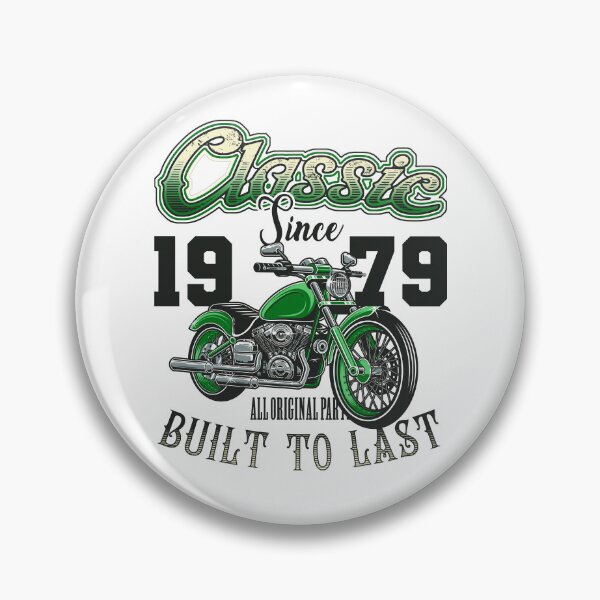 Item preview, Motorcycle Bikers Motorbike Birthday Born In 1979 designed and sold by JRRTs.