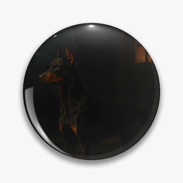 Item preview, Doberman Night Watch designed and sold by VandVArt.