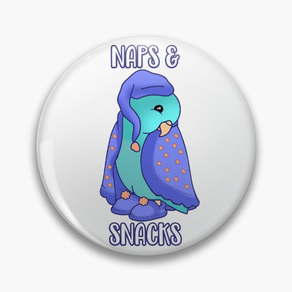 Item preview,  Naps & Snacks - Blue Parrotltet designed and sold by FandomizedRose.