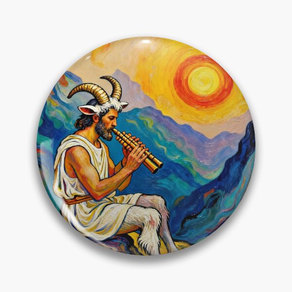 Item preview, Pan plays his Pipes designed and sold by George Hutton Hunter.