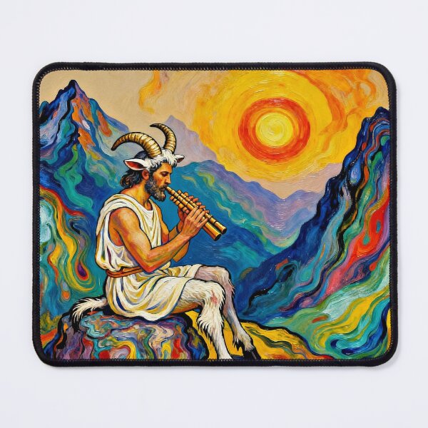 Item preview, Pan plays his Pipes designed and sold by George Hutton Hunter.