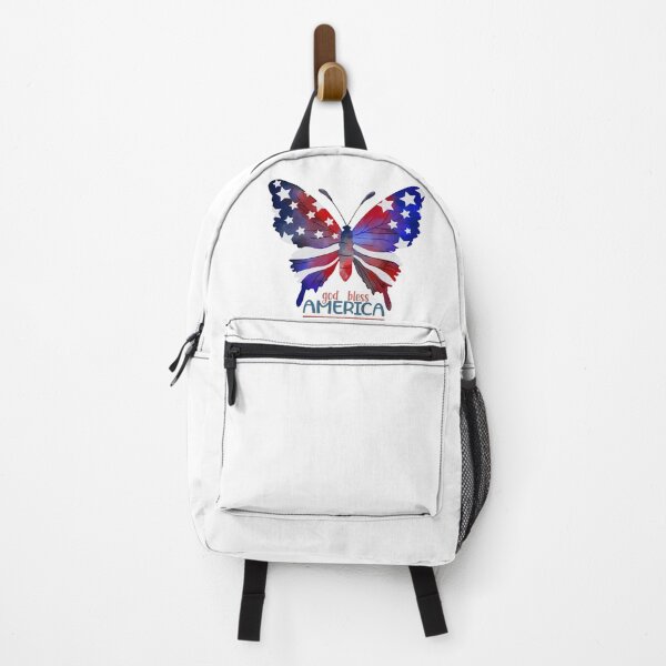 Item preview, God Bless America Butterfly Patriotic USA Flag Art Design designed and sold by Aura Design.