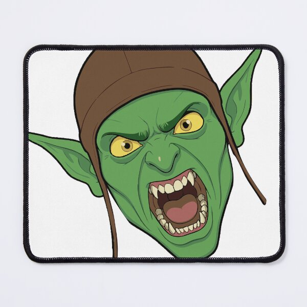 Item preview, Floblin’s Tiny Tantrum - Aggressively Cute Goblin Sticker designed and sold by JuanromanAgency.