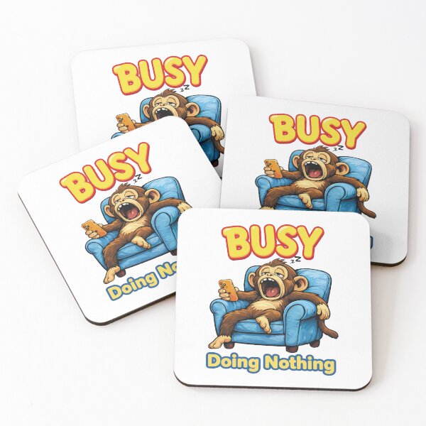 Item preview, Busy Doing Nothing : Lazy Monkey Lounging designed and sold by ifundesign.