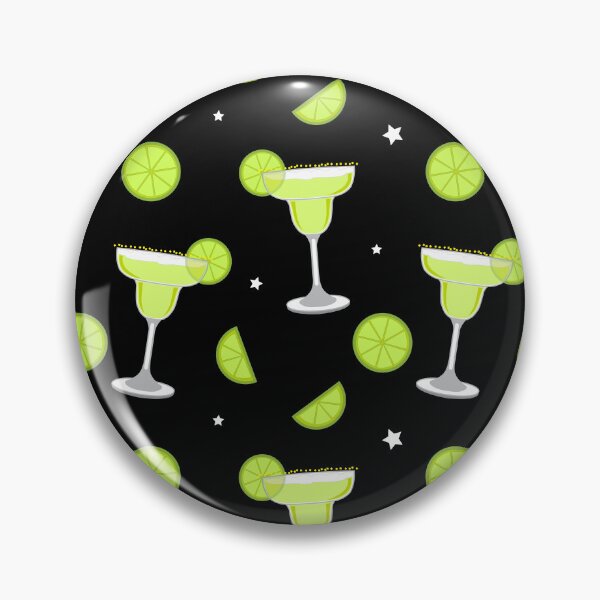 Item preview, Margarita Cocktail Pattern on Black designed and sold by CreativeBridge.