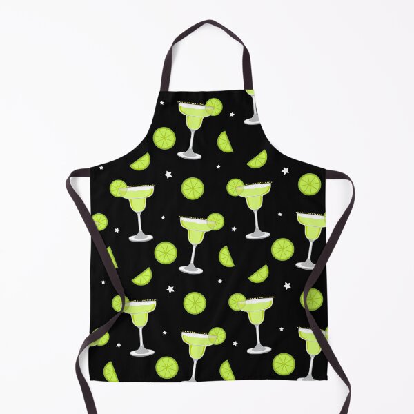 Item preview, Margarita Cocktail Pattern on Black designed and sold by CreativeBridge.