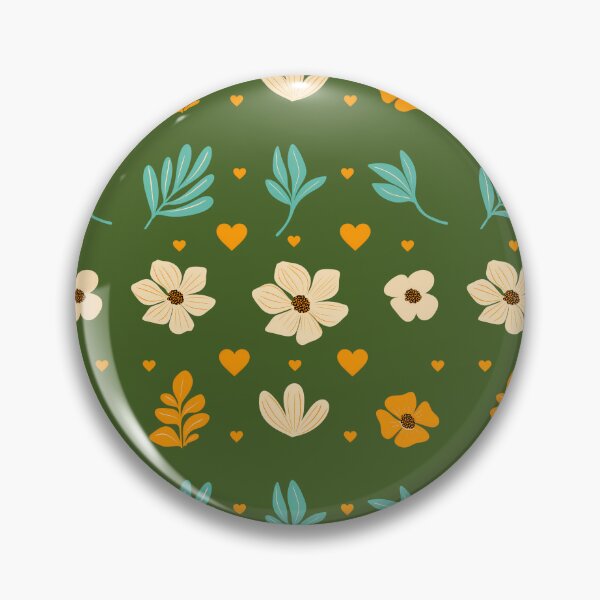 Item preview, Stylized Floral and Heart Motif – Boho Graphic for Stickers and Apparel designed and sold by Clara Fruggeri.