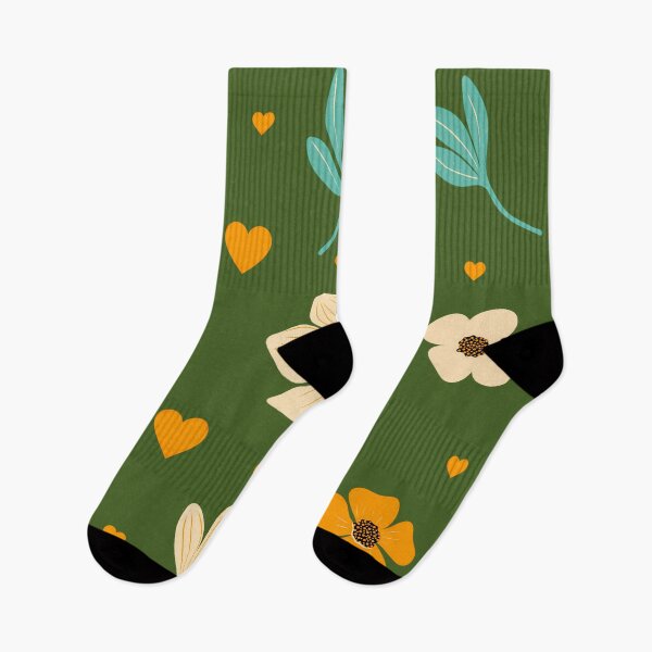 Item preview, Stylized Floral and Heart Motif – Boho Graphic for Stickers and Apparel designed and sold by Clara Fruggeri.