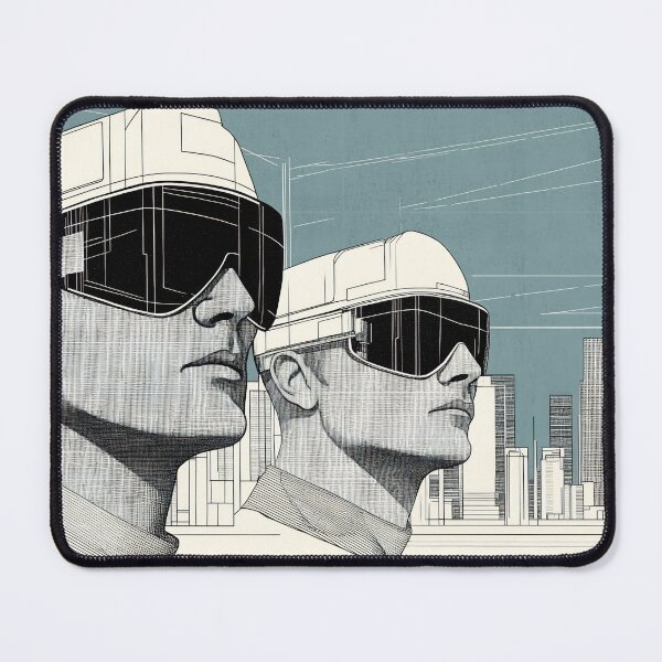 Item preview, Futuristic beings in a city designed and sold by anytka.