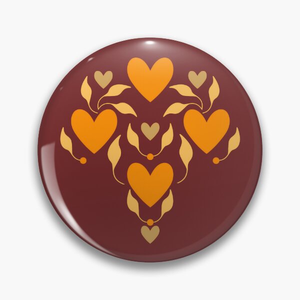 Item preview, Boho Floral and Heart Motif – Colorful Graphic Design designed and sold by Clara Fruggeri.