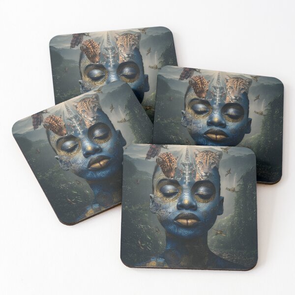 Item preview, Ethereal Jungle Surrealism with Animal Spirits designed and sold by Artessie.