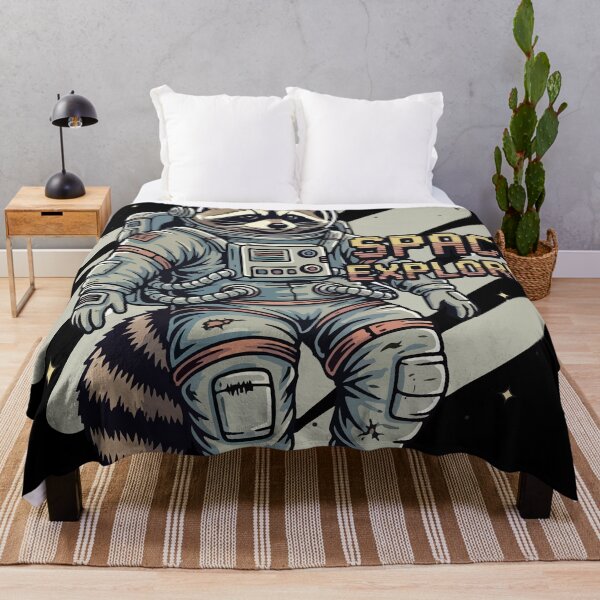 Item preview, Raccoon Astronaut Space Explorer - Cute Animal Sci-Fi Art designed and sold by Maesa Studio.