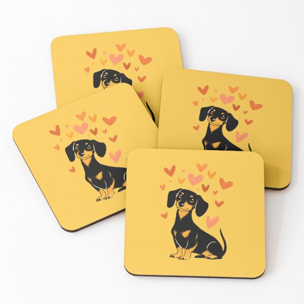 Item preview, Daschund Hearts  designed and sold by xiao xuans.