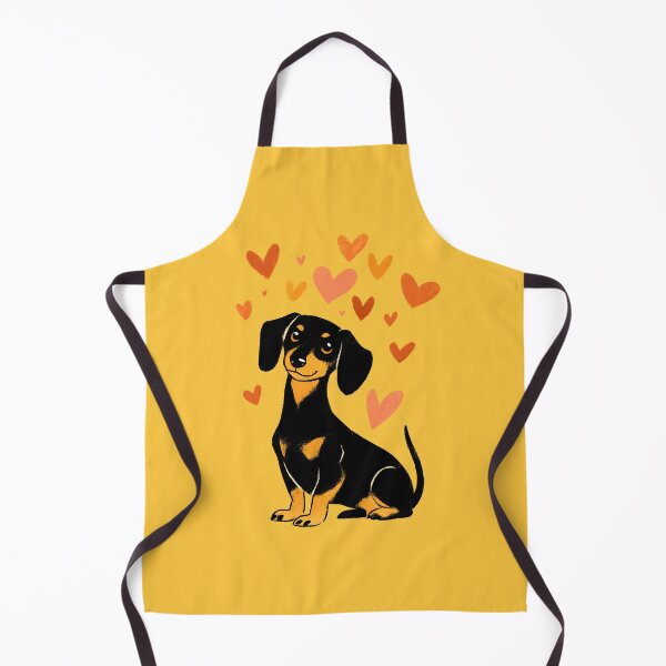 Item preview, Daschund Hearts designed and sold by xiao xuans.