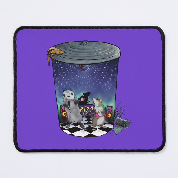 Item preview, Trash Can Disco Party With Opossum and Rat! designed and sold by iamgirl1.