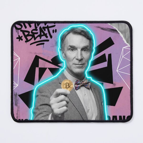 Item preview, Street Beat Champion Poster – Science Meets Crypto Wall Art, Neon Street Art Music & Bitcoin Inspired Print designed and sold by AbstractAuraArt.