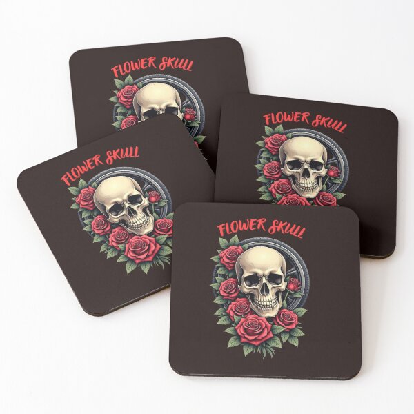 Item preview, Flower Skull Funny Gifts For Hobbyists designed and sold by FullerMagic.