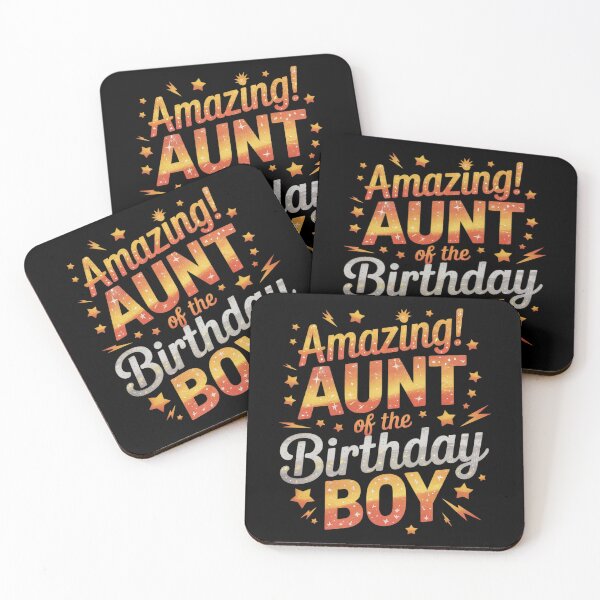 Item preview, Aunt of the Birthday Boy Matching Family Of Boy Party designed and sold by MarryIsMonth.