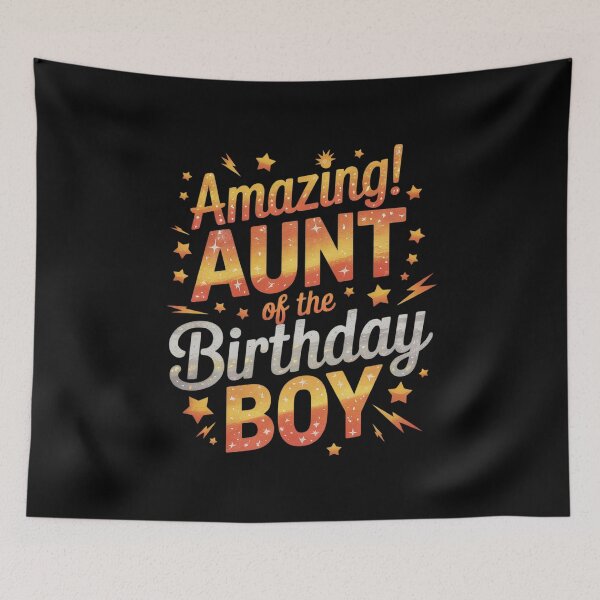 Item preview, Aunt of the Birthday Boy Matching Family Of Boy Party designed and sold by MarryIsMonth.