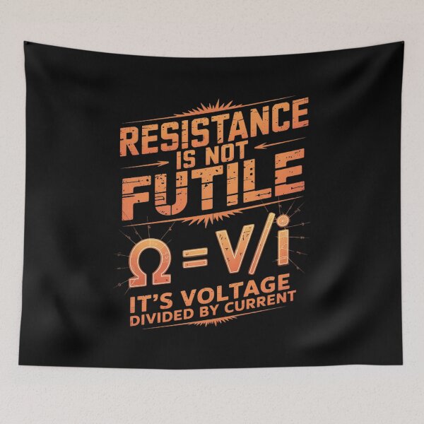 Item preview, Resistance Is Not Futile Electrician designed and sold by FadeOfThrone.