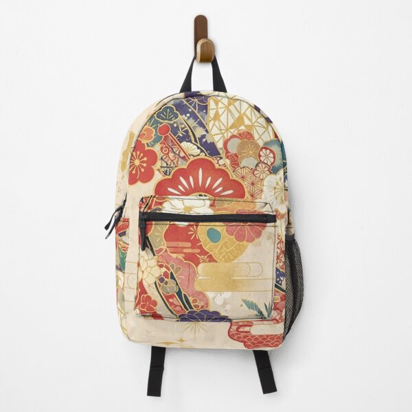 Item preview, Elegant Japanese Traditional Pattern with Red Plum and Gold designed and sold by Musubi-wa.