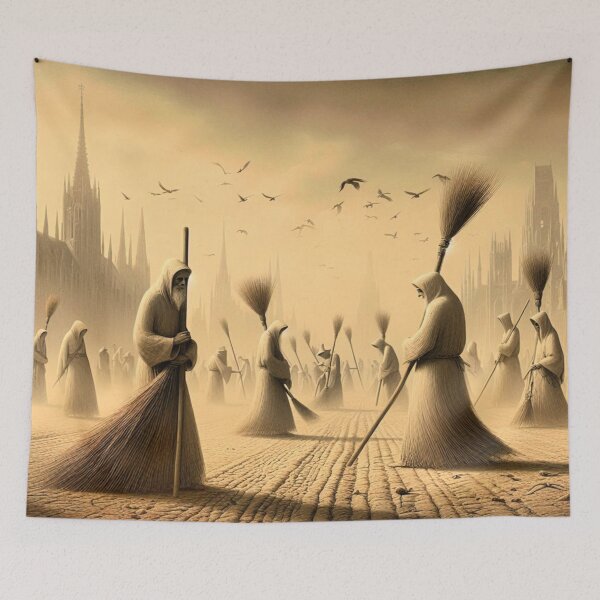 Item preview, Ritual of the Dust Sweepers: A Sepia Gothic Dream designed and sold by daweave77.