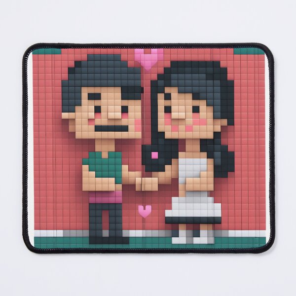 Item preview, 2D Pixel Couple Icon Valentine Day Flat Sprite Love Relationship Symbol designed and sold by BankMano.