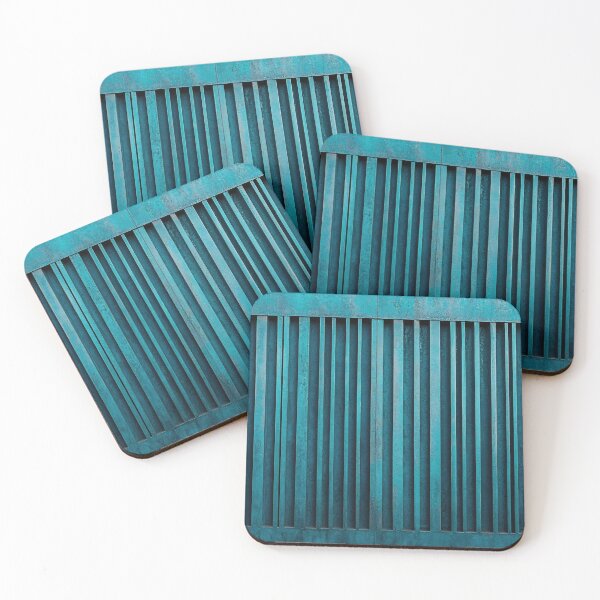 Item preview, Textured turquoise wall design designed and sold by anytka.