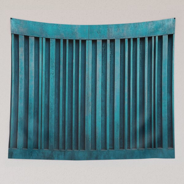 Item preview, Textured turquoise wall design designed and sold by anytka.