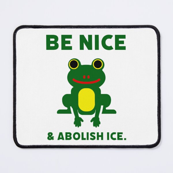 Item preview, Be nice and abolish ICE designed and sold by Rachel the Artist .